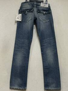 ※TRUE RELIGION トゥルーレリジョン SKINNY デニムパンツ インディゴ メキシコ製 30 BJBD.F