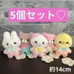 すくっとたっちさん ぱじゃまぱーてぃ ぬいぐるみ うさぎ ぱんだ ひよこ かわう