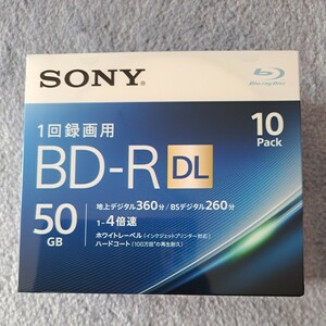  SONY BD-RDL1回録画用50GB　10枚入