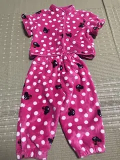 ミキハウス　ダブルビー　B子ちゃんフリース室内防寒着　Sサイズ