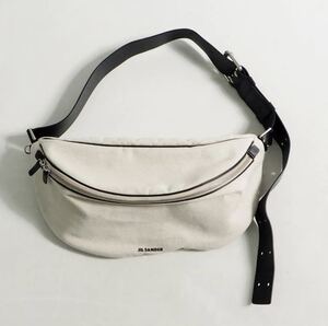 【新品、未使用】jil sander ジルサンダー moon ボディバッグ ウエストバッグ ウエストポーチ ヒップバッグ メンズサイズ 定価15万円程