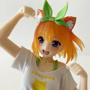 【美品】五等分の花嫁 中野四葉 フィギュア The Quintessential Quintuplets Yotsuba Nakano Desktop Cute Figure Cat room wear Ver TAITO