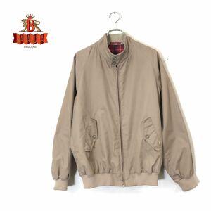 1O1569-N◆ イギリス製 old BARACUTA バラクータ ドリズラージャケット スイングトップ 裏チェック ◆ size40 ベージュ コットン100