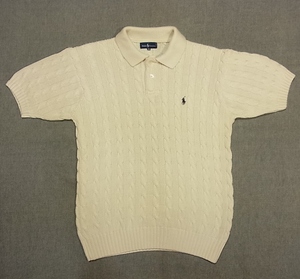 サイズM ポロ ラルフローレン 半袖ニット セーター POLO RALPH LAUREN