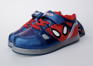 USA購入★★ 光る! スパイダーマン スニーカー 靴 サイズ12 19cm 未使用品 ★★ Spiderman Boys Shoes