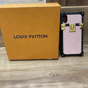 LOUIS VUITTON ルイヴィトン エピ アイトランク iPhoneケース スマホケース iPhoneX XS 箱付き ブランド 小物 アイテム おしゃれ