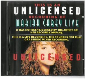 マライア・キャリー(MARIAH CAREY) / THIS IS AN UNLICENSED MARIAH CAREY LIVE　CD
