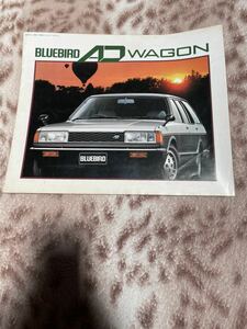 ブルーバード　AD WAGON カタログ　パンフレット　旧車　当時物　稀少品　BLUEBIRD 