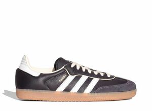 adidas Originals WMNS Samba OG "Aura Black/Cream White/Gold Metallic" 27cm IG6836