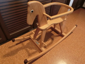 渋谷ボーネルンド購入　Geuther / ゴイター ロッキングホース ロッキングチェア 木馬 木製 遊具 北欧 ブナ材　極美品！