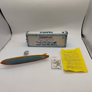 ムーンアイズ MOONEYES WOODY SURFBOARD INNER REAR VIEW MIRROR サーフボード型 ウッディ ルームミラー 未使用品