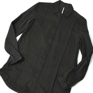 未使用 ripvanwinkle リップヴァンウィンクル check-shirt ソフト グレンチェックシャツ 比翼 3 (S) RB-208