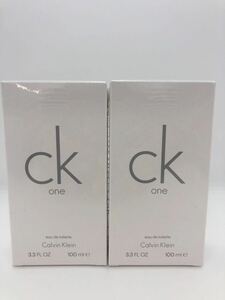 未使用 Calvin Klein カルバンクライン シーケーワン CK one オードトワレ 100ml EDT 香水 2個セット