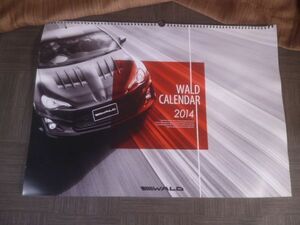 T195　【 カレンダー 】　クルマ　車　ベンツ　アウディ　WALD CALENDAR 2014　/Breathtaking Beauty　