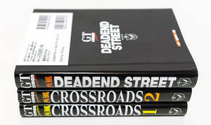 西風　CROSS ROADS 1，2　+　DEAD END STREET　3冊まとめて☆特装復刻版　モーターマガジン　エンスーカー漫画☆中古送無