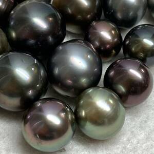 ◆南洋黒蝶真珠おまとめ◆j 50g/250ct 珠 ルース 裸石 宝石 ジュエリー jewelry Pearl パール T