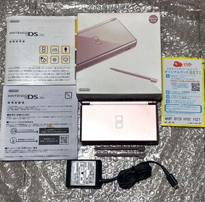 〈本体準美品・箱説付属・動作確認済み〉ニンテンドーDS Lite 本体 メタリックローズ USG-001 NINTENDO