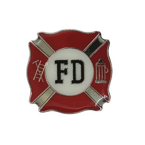 FD 消防署 ピンズ Fire Department ピンバッジ ピンバッチ アメリカ 輸入雑貨