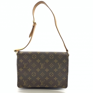 LOUIS VUITTON ルイヴィトン M51257 ミュゼットタンゴ ショート モノグラム ショルダーバッグ 肩掛け ブラウン 廃盤品 管理HS35355