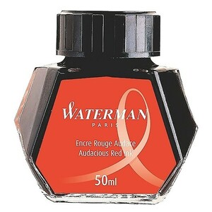 WATERMAN ウォーターマン ボトルインク レッド 50ml S0110730 （旧 S2270180）