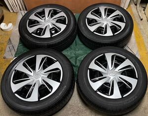 中古美品トヨタ シエンタ 170系 後期 純正 スチールホイール タイヤ 15インチ　x5.5J 5H-100 185/60R15 TOYO 年2019 4本セット