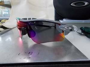 OakleyオークリーRadarlockPath 9181-29Fogw＋RedIrid&BlackIrid