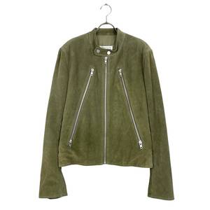 Maison Margiela(メゾン マルジェラ) 八の字 sude leather jacket (khaki)