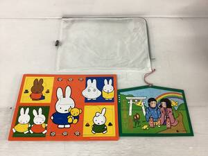 P♪80/子供用パズルまとめ/ミッフィー/七五三まいり/2点/中古品/パズル/知育玩具/ケース付/12.2-Z-616-AK