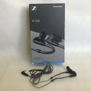 Sennheiser (ゼンハイザー) IE200 有線イヤホン カナル型 【訳あり※ポーチ欠品】09 00232