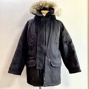 希少【made in USA】限定100周年モデル SPIEWAK スピワック N-3B 38 M位 黒 ブラック系 フライトジャケット N3B ミリタリー コヨーテファー