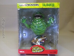 新品 NECA スライマー レジン製ヘッドノッカー ウィンドウボックス仕様 ゴーストバスターズ EXTREME HEAD KNOCKERS