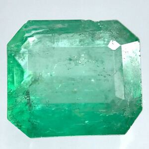 (天然エメラルド1.775ct)m 約8.0×7.0mmソーティング付 ルース 裸石 宝石 ジュエリーjewerly emerald DA0/DA0 i
