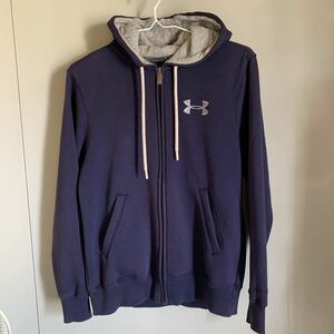 UNDER ARMOUR☆フルジップパーカーMD☆裏起毛☆ビッグロゴ ☆スウェットパーカー /アンダーアーマー