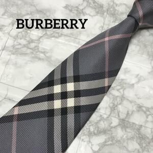 BURBERRY バーバリー ネクタイ　ノバチェック ビジネス　スーツ　グレー