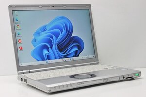 1円スタート ノートパソコン Windows11 WPS office搭載 Panasonic レッツノート CF-SZ6 第7世代 Core i5 SSD256GB メモリ8GB カメラ