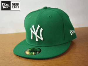 K194《未使用品》NEW ERA ニューエラ 59FIFTY【7-1/2 - 59.6cm】NY YANKEES ヤンキース フラット 帽子 キャップ USモデル