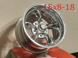 新品！American Racing VN515 TORQ THRUST II 1PC 15x8-18 5H PCD127 POLISHED 深リム USDM