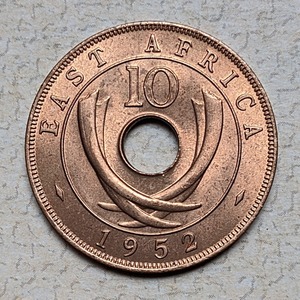 ◎ 東アフリカ 10 セント（1952）