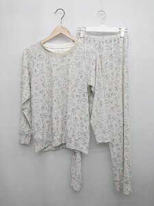 ◇ TSUMORI CHISATO ツモリチサト 総柄 カットソー パンツ セットアップ 上下 サイズM グレー系 マルチ レディース P