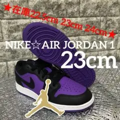 NIKE☆AIR JORDAN 1☆LOW★PURPLE VENOM★23cm