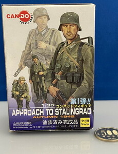 ◎童友社 1/35 コンバットフィギュア 第1弾 ドイツ兵士 野戦服服 マシンガン WINTER COMBAT 東部戦線 1942/43 塗装済み完成モデル