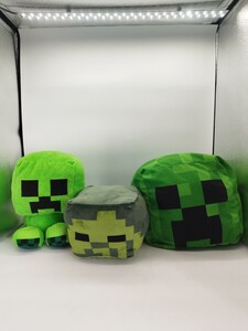 3点まとめ売り　ぬいぐるみ　マインクラフト　ボマー　大きい BIGぬいぐるみ　クレーンゲーム