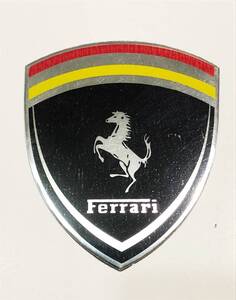 数量限定品　　エンブレム　アルミステッカー　Ferrari 黒