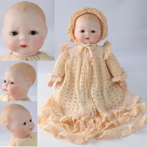 ◆◇ビスクドール E.I.Horsman Co. ベビードール 人形 32cm◇◆