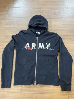 ミラコ　パーカー　フーディー　ARMY Lサイズ