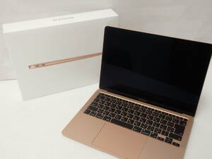 kd44) Apple (A2337) MacBook Air 13-inch Gold 512GB (メモリ:16GB) OS:Sequoia 2020年モデル 中古