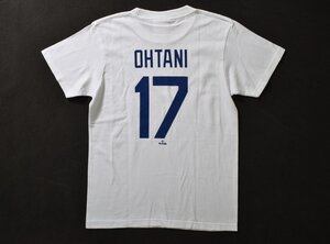 1265-24W0044★Fanatics Branded★美品 ドジャース 大谷翔平 Tシャツ ネーム&ナンバー 背番号 ホワイト 150 　