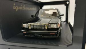 イグニッションモデル　ignition model 1/18 トヨタ クラウン 120系 ブラック　2.8ロイヤルサルーンG 希少