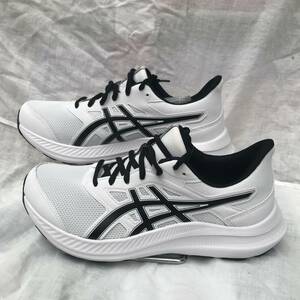 新品未使用品 通学にも！★アシックス asics★メンズ 27.0cm 『JOLT 4』白ホワイト ランニングシューズ 足幅4E ワイドタイプ 1011B602/101