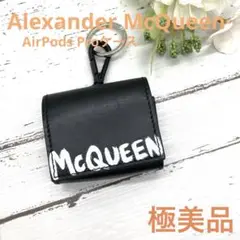 極美品❣️McQueenマックイーンAirPods Proケースブランドブラック